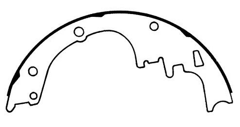 Porterfield Brake Shoes for 1975 CHEVROLET NOVA