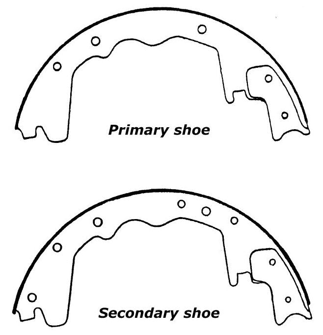 Porterfield Brake Shoes for 1999 FORD F150 4WD Rear Drum 7 Lug