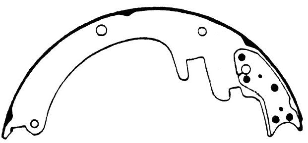 Porterfield Brake Shoes for 1994 CHEVROLET SUBURBAN 2500 4WD 13 x 3 1/2 rear shoe
