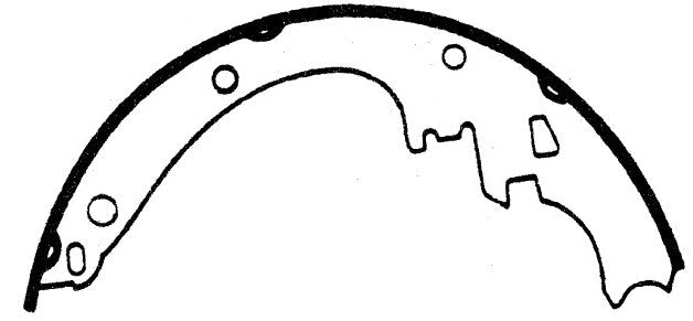Porterfield Brake Shoes for 1986 PONTIAC PARISIENNE Wagon