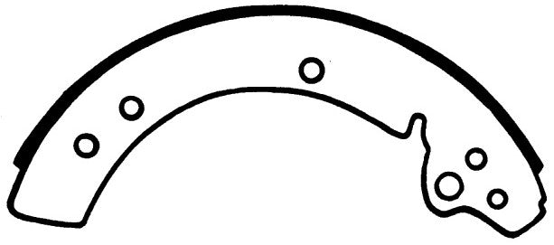 Porterfield Brake Shoes for 1967 VOLVO P1800