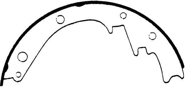 Porterfield Brake Shoes for 2000 CHEVROLET TAHOE 4WD 4 DR / 11" Rear Shoe