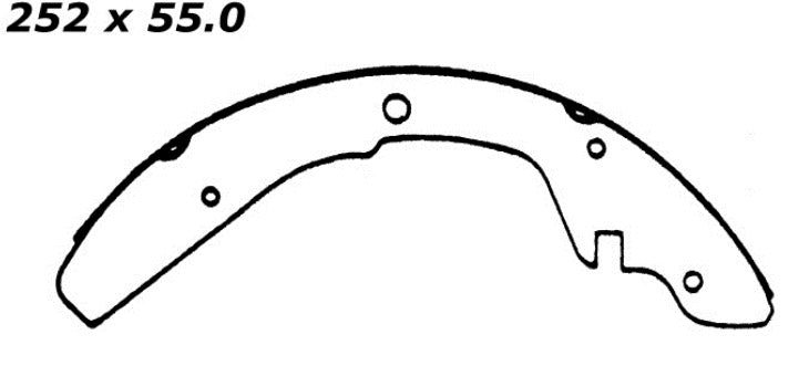 Porterfield Brake Shoes for 1983 VOLKSWAGEN TRANSPORTER