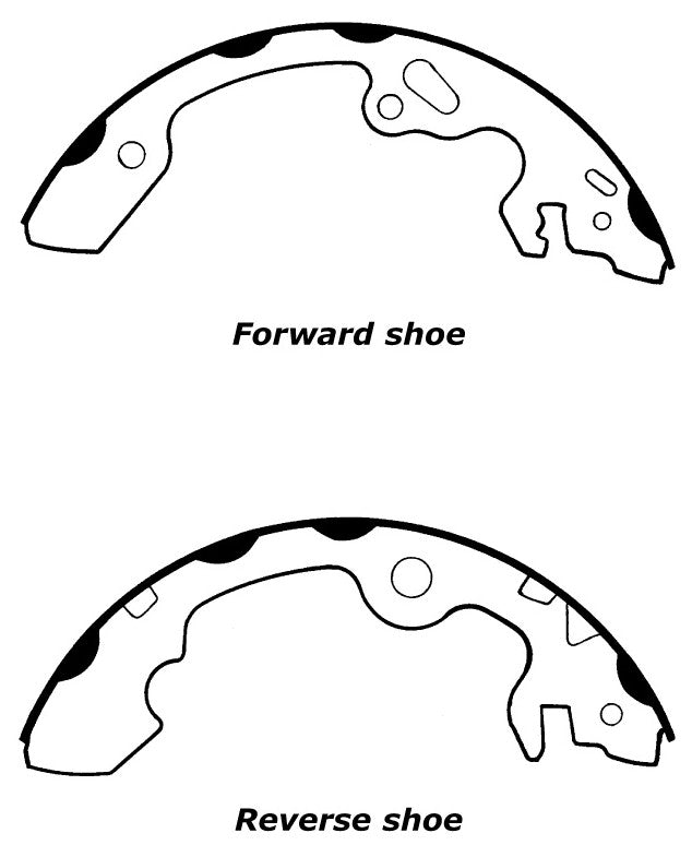 Porterfield Brake Shoes for 2001 FORD FOCUS R/Drum