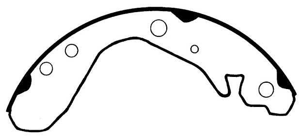Porterfield Brake Shoes for 2004 HONDA INSIGHT CVT