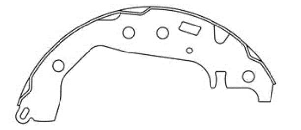 Porterfield Brake Shoes for 2009 TOYOTA YARIS R/Drums