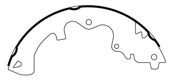 Porterfield Brake Shoes for 2008 FORD ESCAPE Hybrid