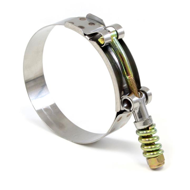HPS Performance Products HPS Stainless Steel Spring Loaded T-Bolt Hose Clamp SAE 172 - Effective Size: 6.26"-6.57" (159mm-167mm)