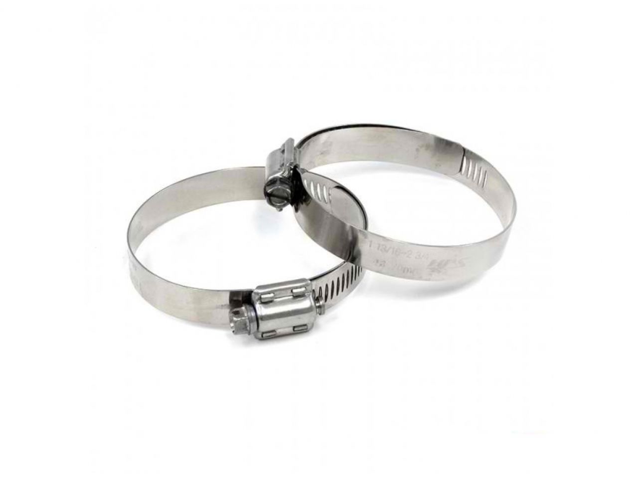 HPS Performance Products HPS Stainless Steel Worm Gear Liner Hose Clamp SAE 56 2pc Pack 3-1/16" - 4" (78mm-102mm)