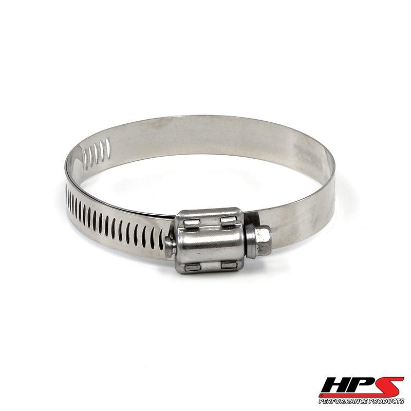 HPS Performance Products HPS Stainless Steel Worm Gear Liner Hose Clamp SAE 56 2pc Pack 3-1/16" - 4" (78mm-102mm)