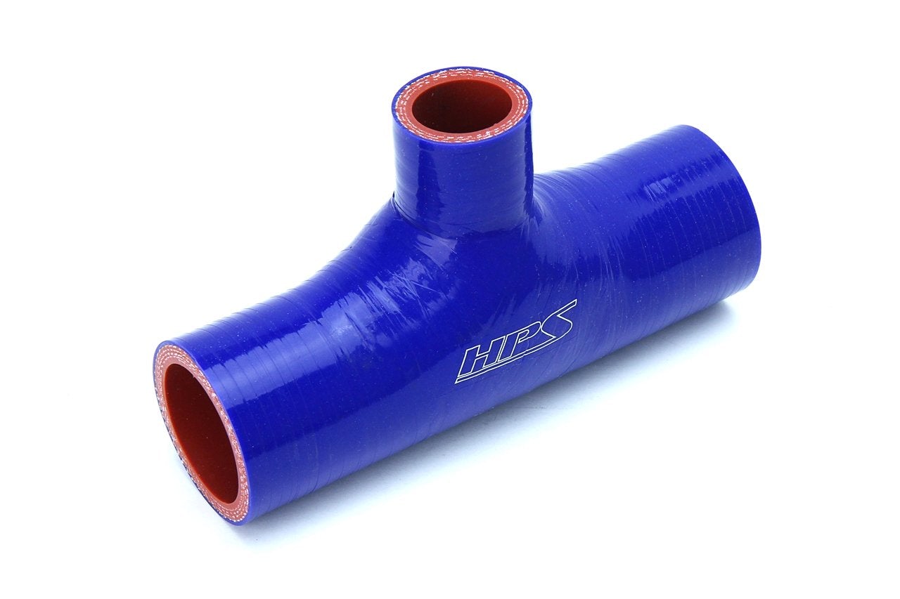 HPS Performance Products HPS 3" Silicone T Hose Coupler Adapter with 1" Branch, High Temp 4-ply Reinforced