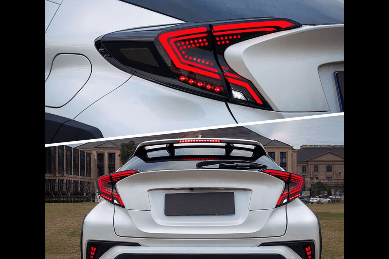 Toyota CHR / C-HR Smoked Full LED Tail Lights (2018-2020)