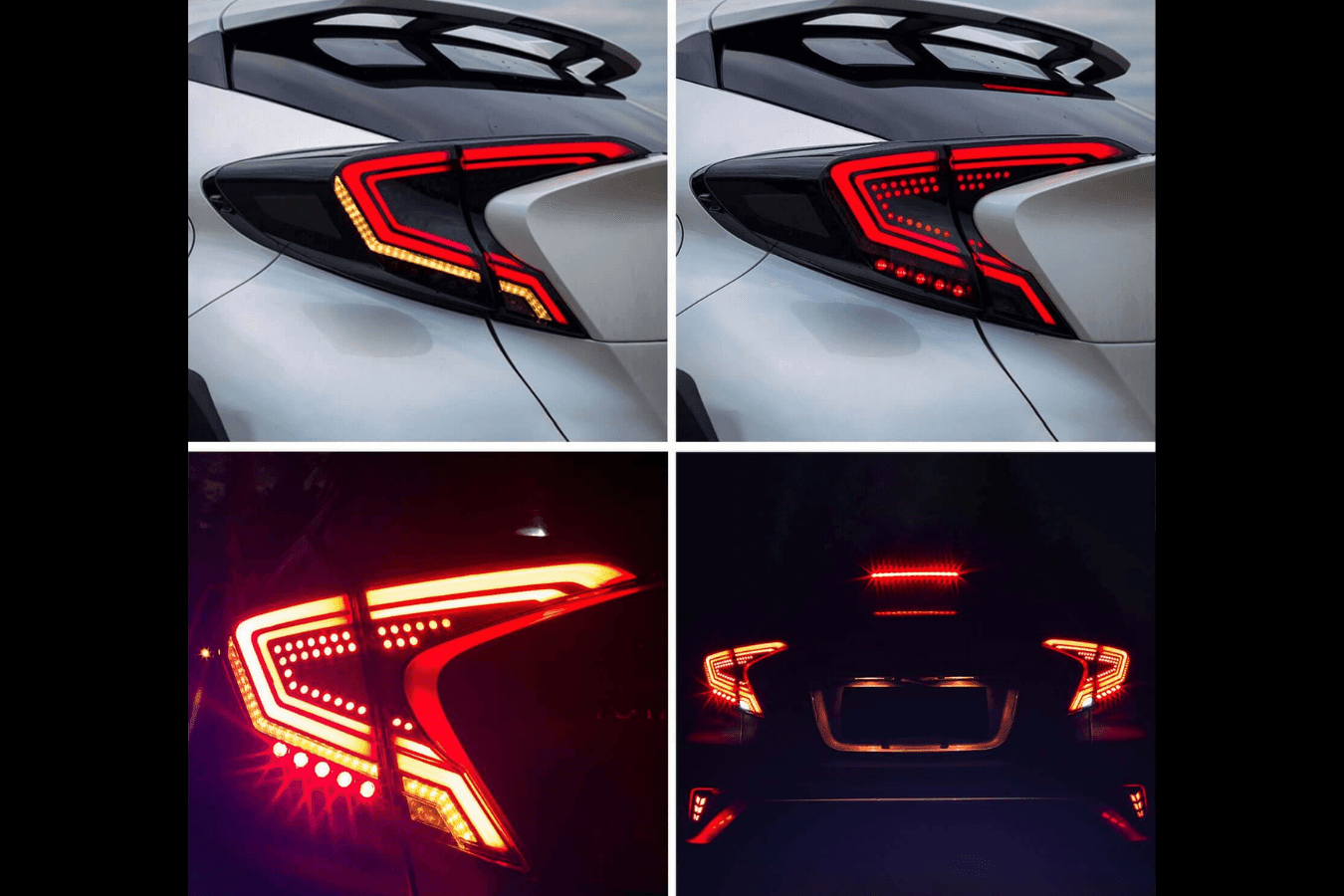 Toyota CHR / C-HR Smoked Full LED Tail Lights (2018-2020)