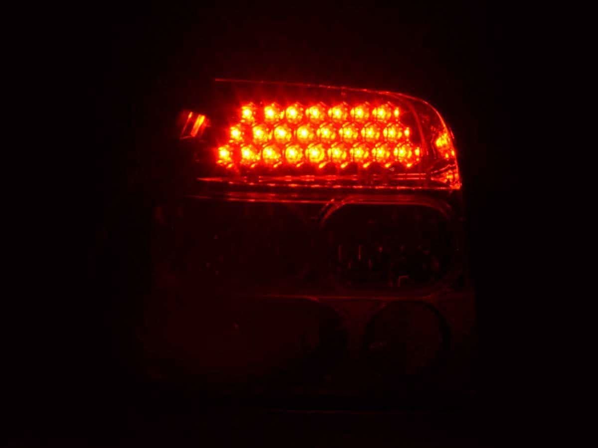 Volkswagen Golf 4 Type 1J Chrome Clear LED Taillights Set (1998 - 2002)
