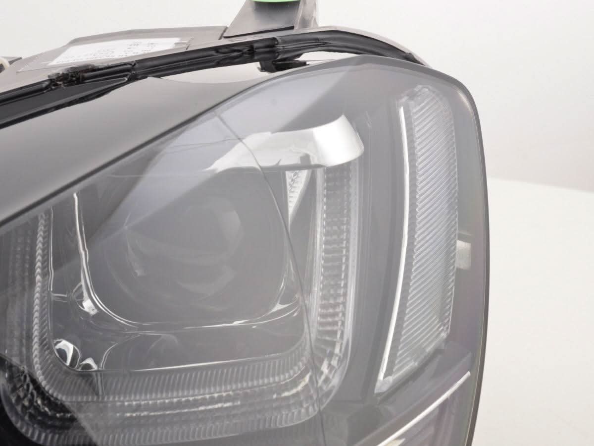 Volkswagen Golf Mk7 Black LED Headlights - R Style Black (12-17)