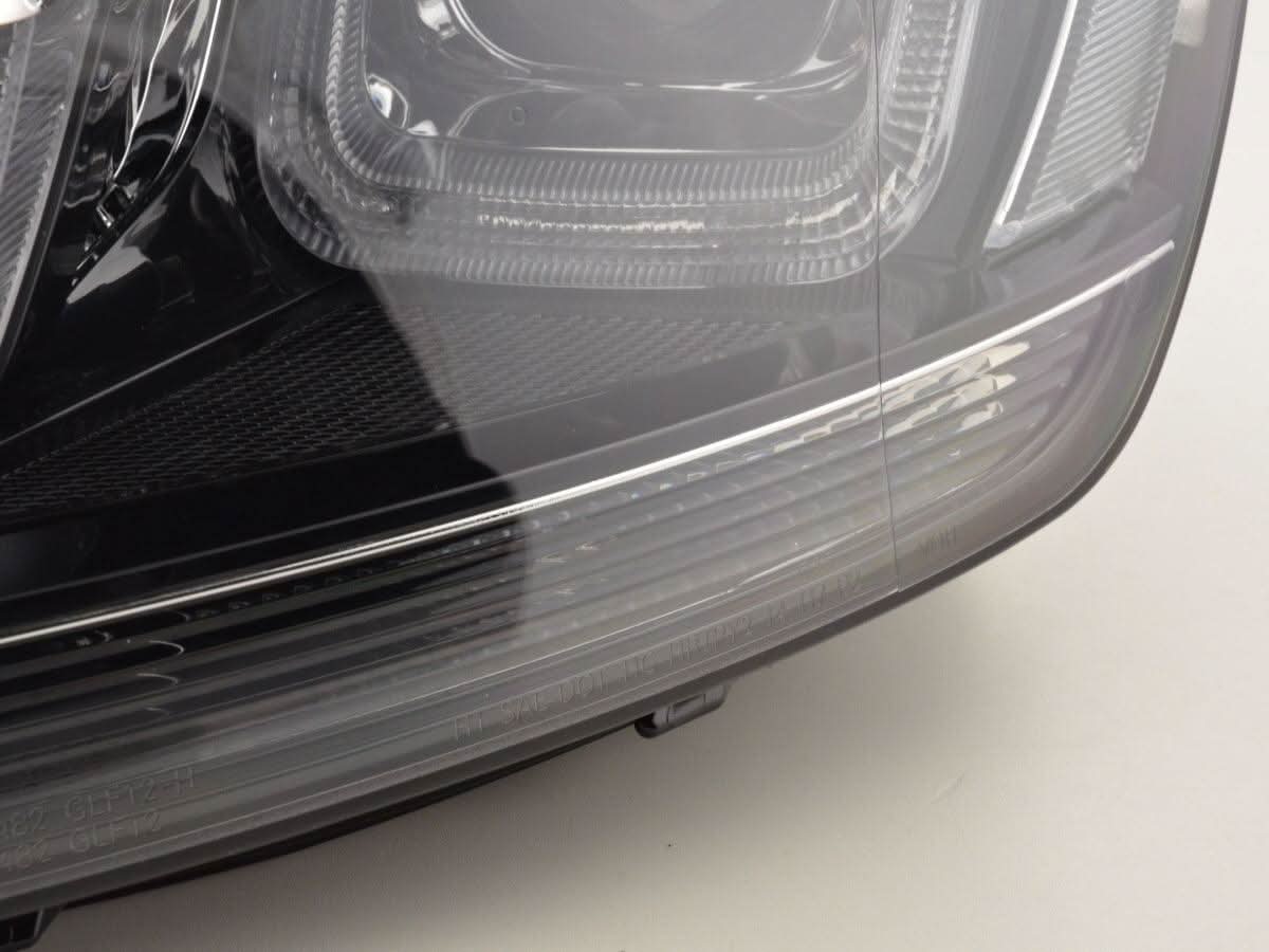 Volkswagen Golf Mk7 Black LED Headlights - R Style Black (12-17)