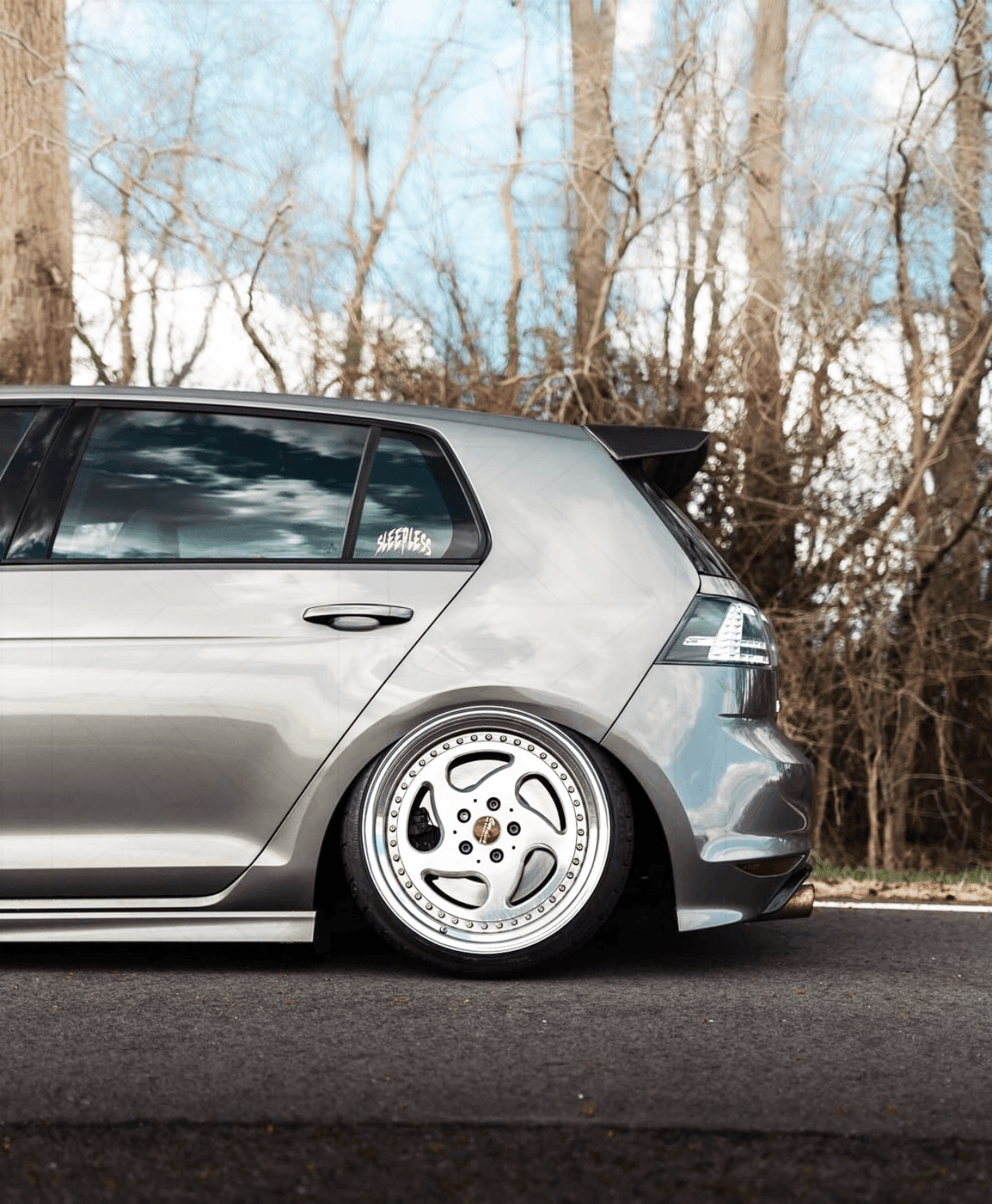 Volkswagen MK7 Golf/GTI/R - Clear/Black LED Tail Lights for Halogen Models (2012-2017)