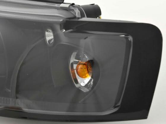 Volkswagen Passat Type 3B 97-00 Black Headlight Set (1997-2000)