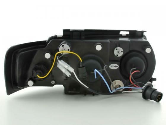 Volkswagen Passat Type 3B 97-00 Black Headlight Set (1997-2000)