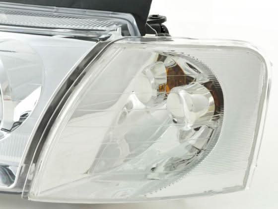 Volkswagen Passat Type 3B Chrome Headlight Set 1997-2000