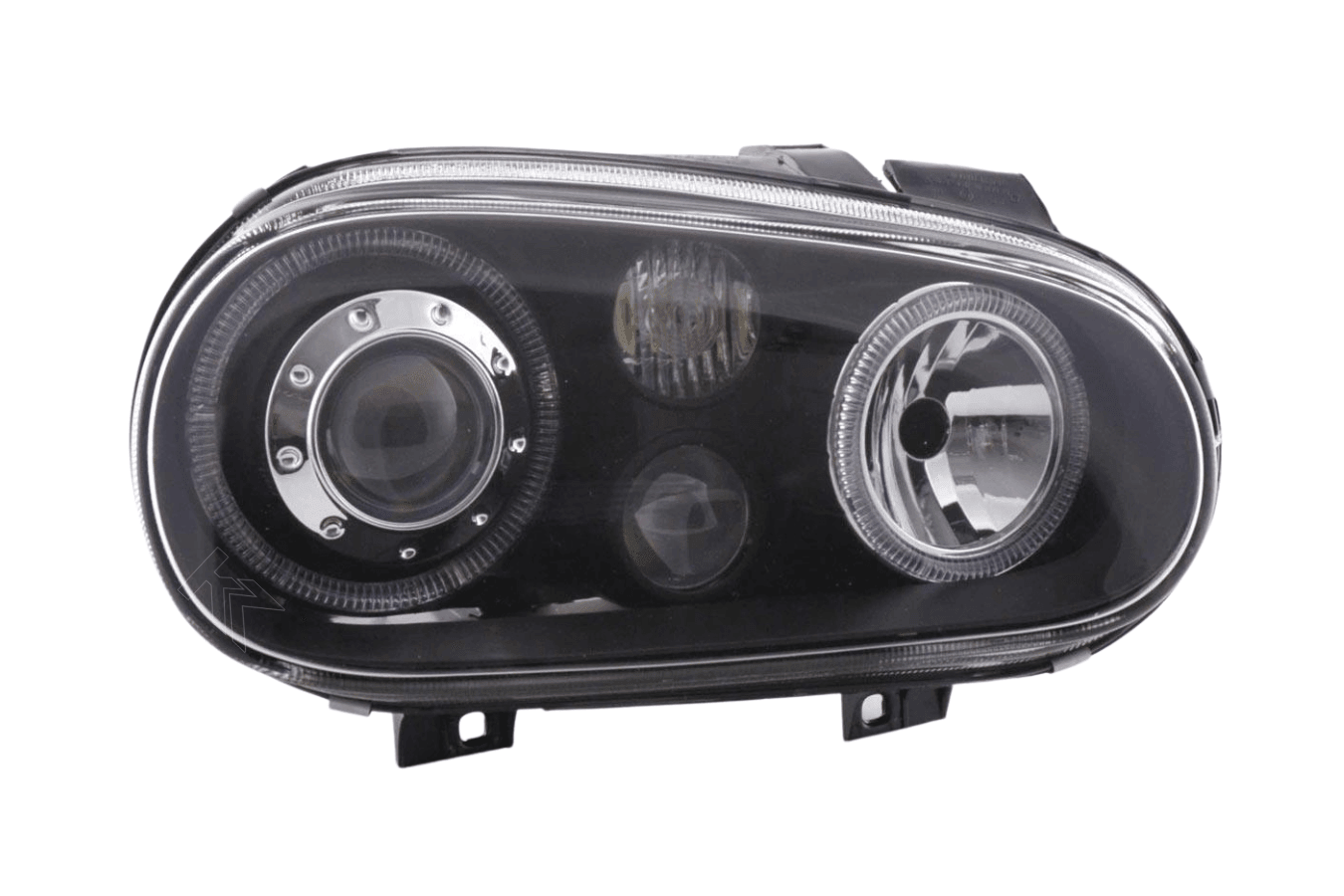 VW Golf 4 (1J) OE+ Black Angel Eyes Headlights- (1998-2003)
