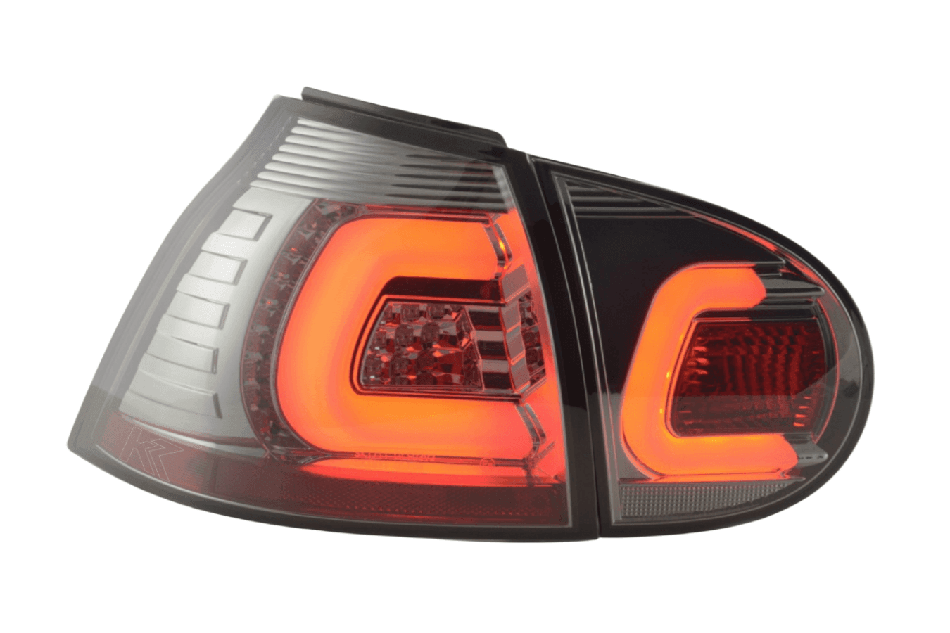 VW Golf 5 Mk5 Chrome Smoked LED Tail Lights (2003-2008)