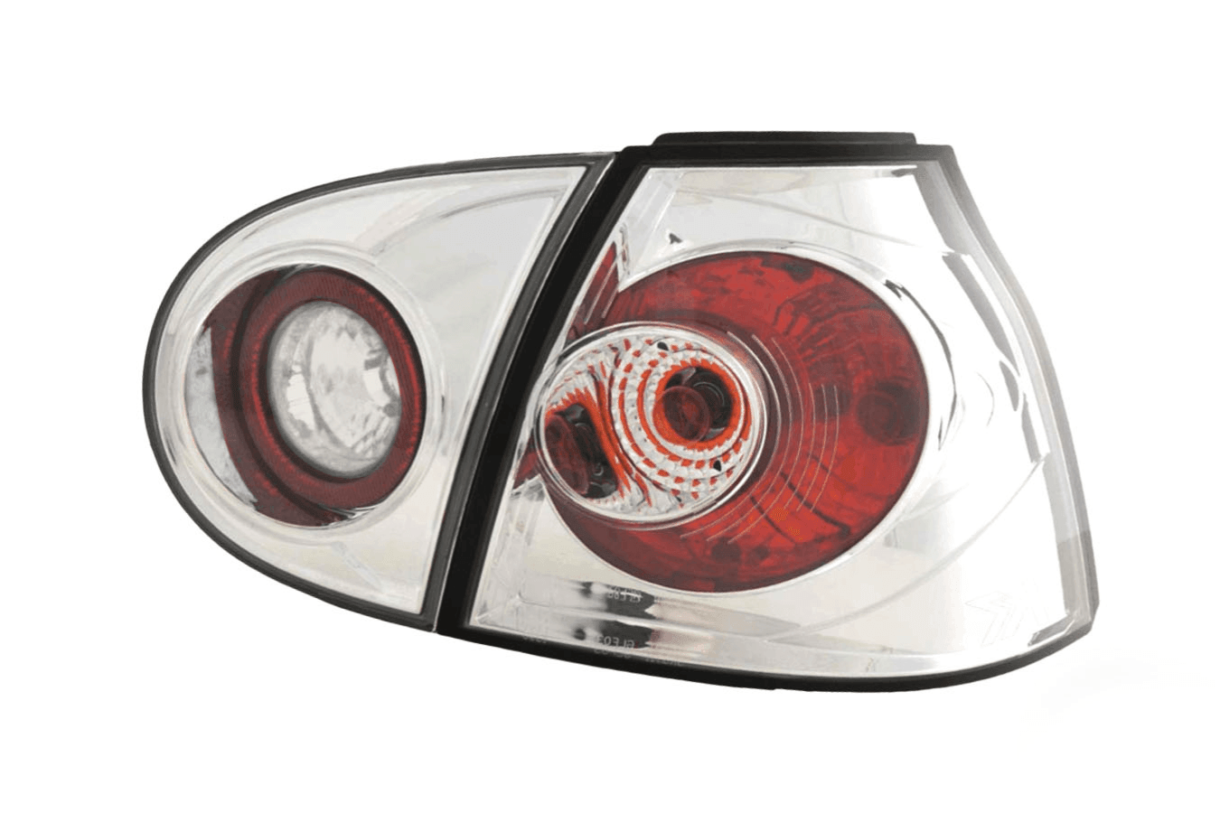 VW Golf 5 Mk5 OEM Style Chrome Tail Lights V2 (2003-2008)