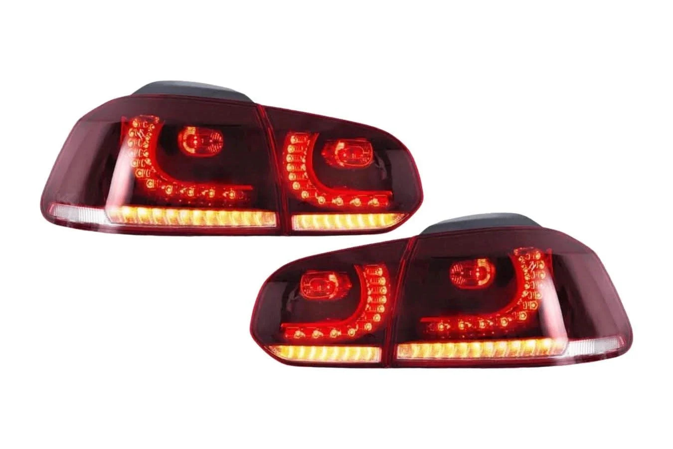 VW Golf 6th Gen Mk6 Hatchback LED Tail Lights (2008 - 2014)