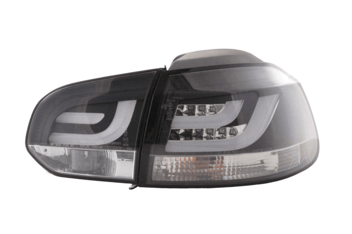 VW Golf Mk6 GTI LED Bar Black Tail Lights V1 (2008-2014)
