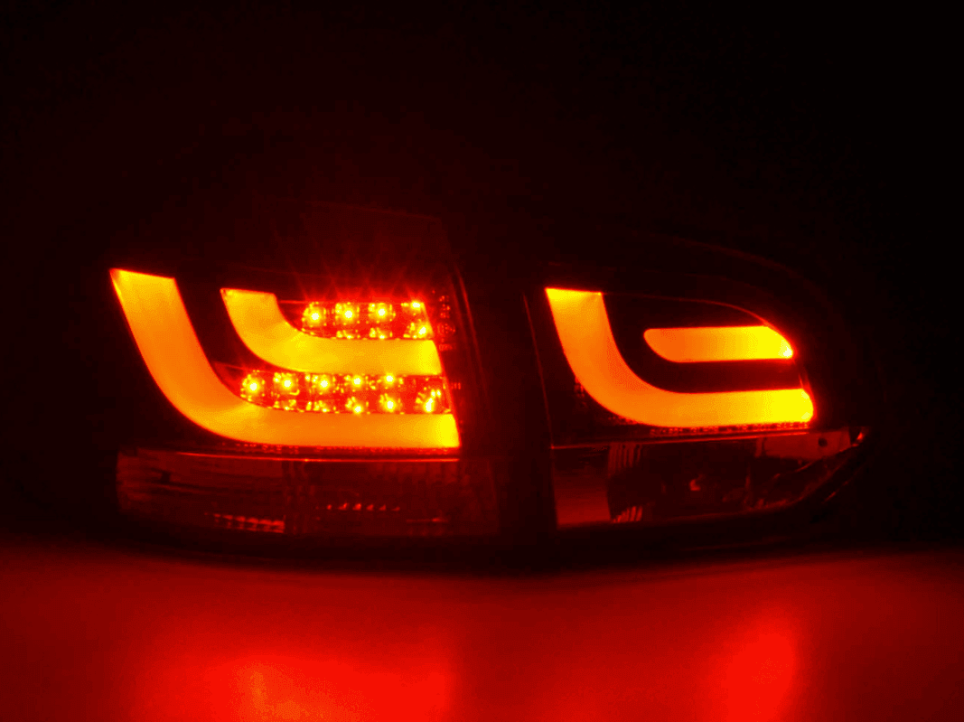 VW Golf Mk6 GTI LED Bar Black Tail Lights V1 (2008-2014)