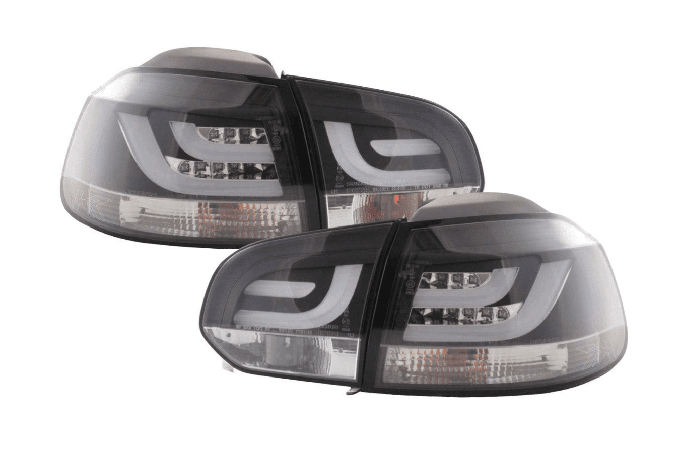 VW Golf Mk6 GTI LED Bar Black Tail Lights V1 (2008-2014)