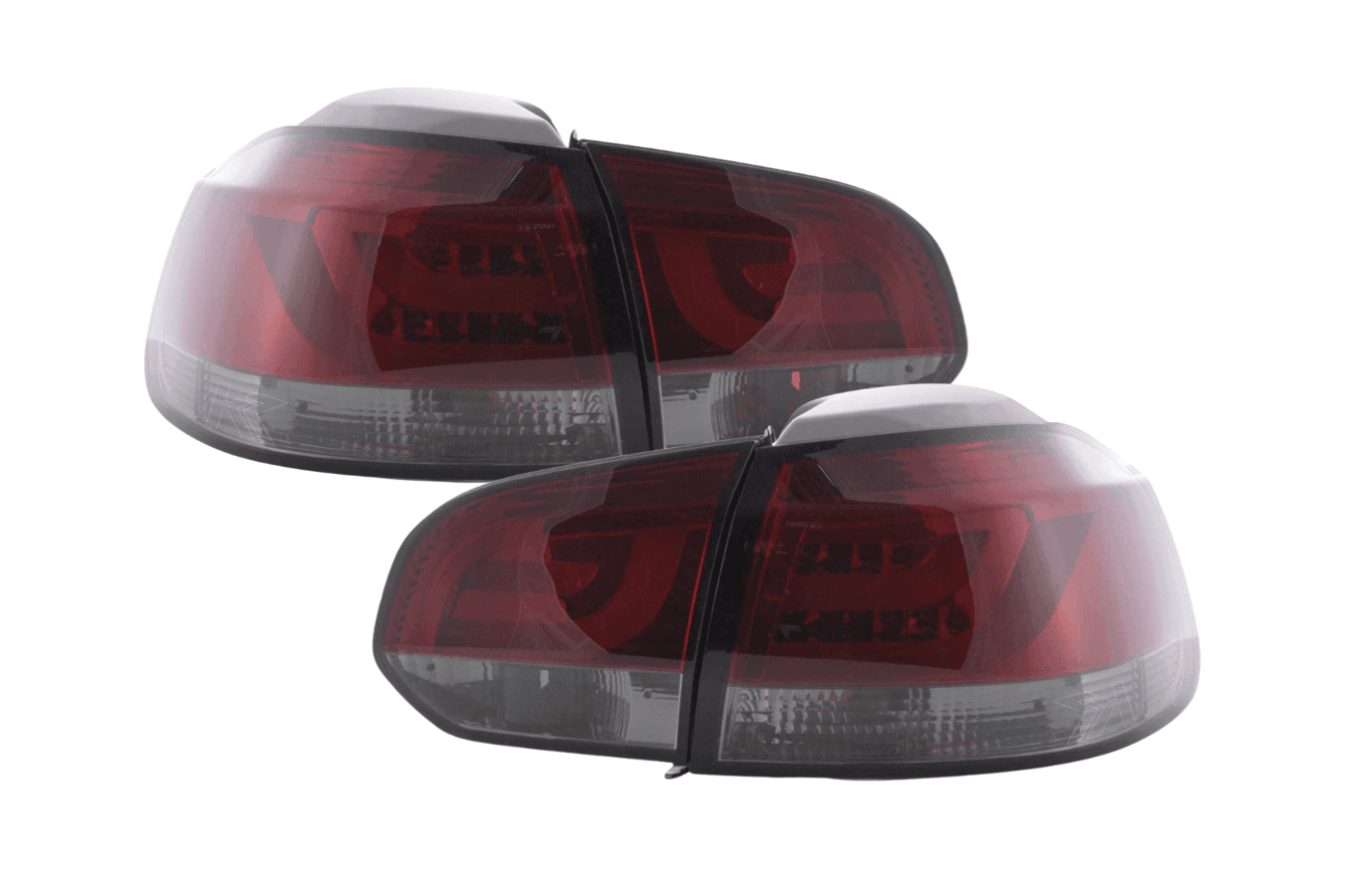 VW Golf Mk6 GTI LED Bar Red/Smoked Tail Lights V1 (2008-2014)