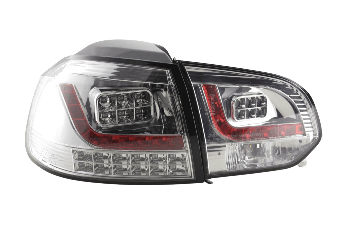 VW Golf Mk6 GTI LED Clear Tail Lights V2 LED Indicators (2008-2014)