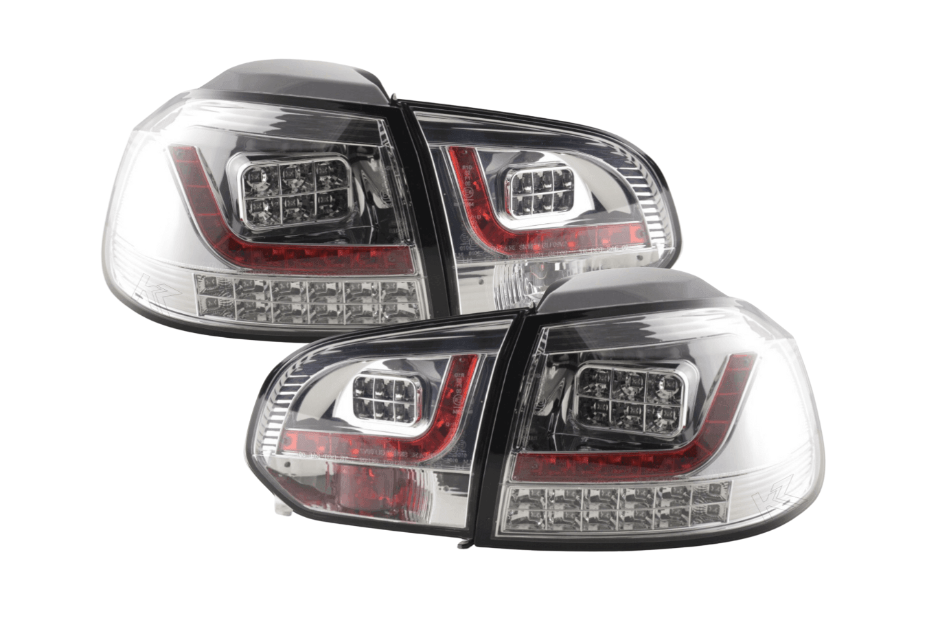VW Golf Mk6 GTI LED Clear Tail Lights V2 LED Indicators (2008-2014)