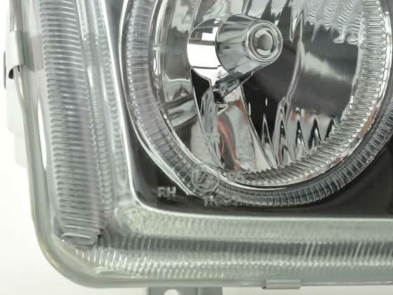 VW Passat B3 type 35i Black Angel Eyes Headlights (1993-1996)