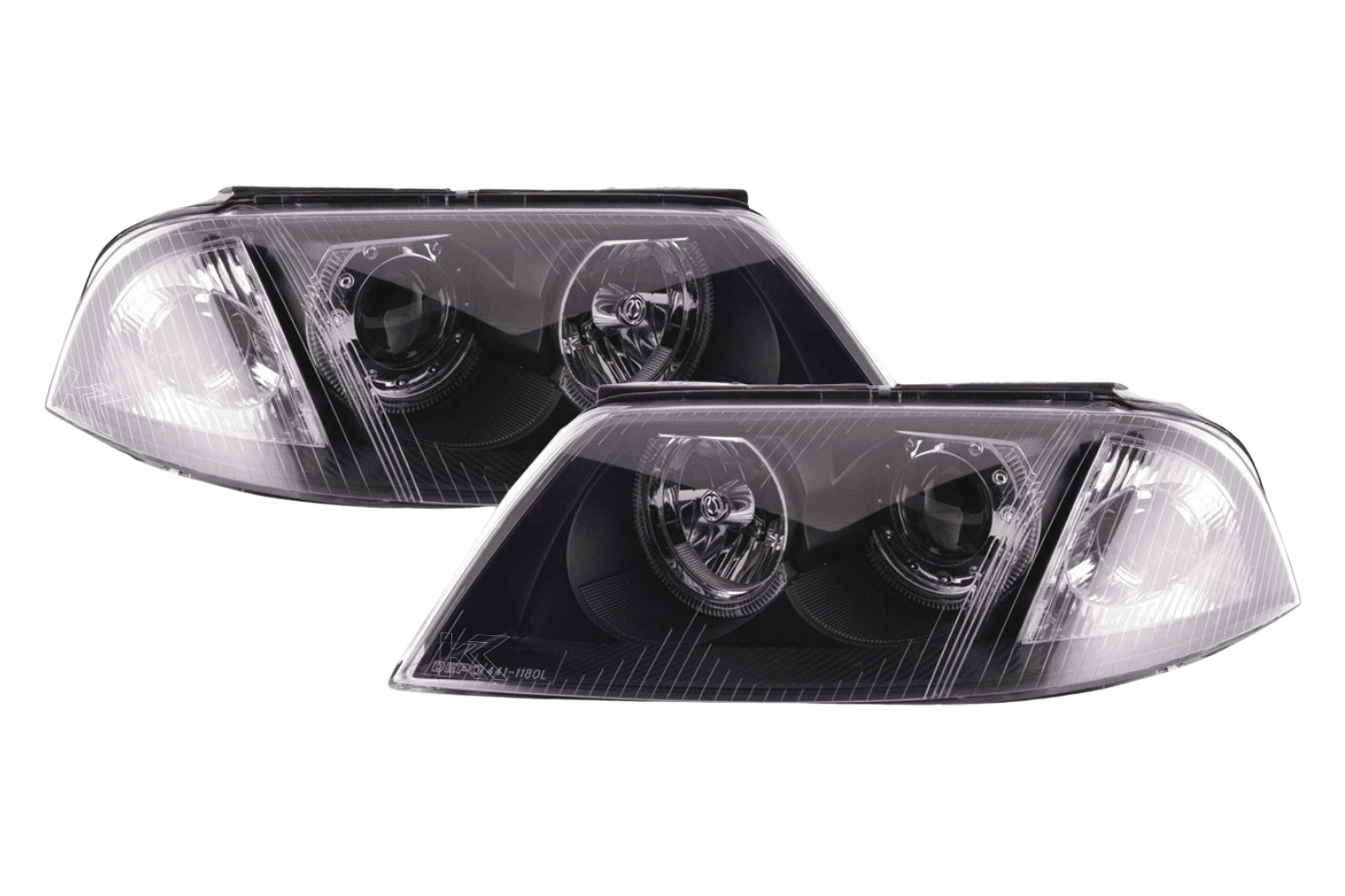 VW Passat B5 3BG Black Angel Eyes Headlights (2000-2005)