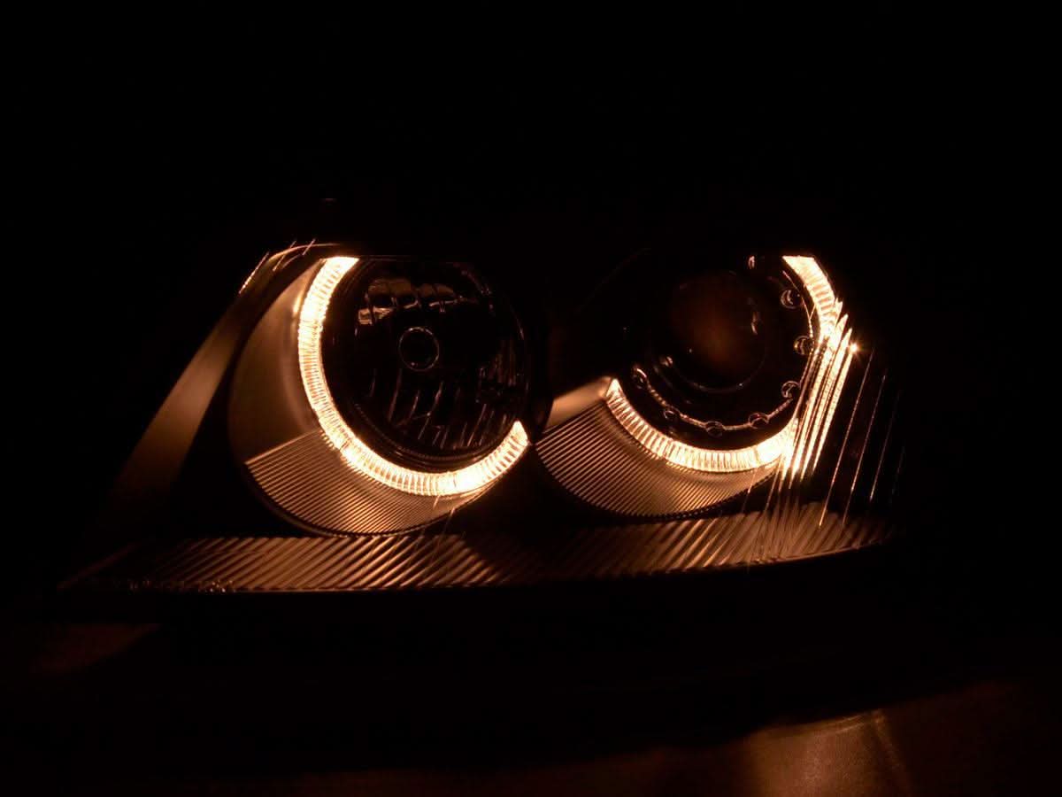 VW Passat B5 3BG Black Angel Eyes Headlights (2000-2005)