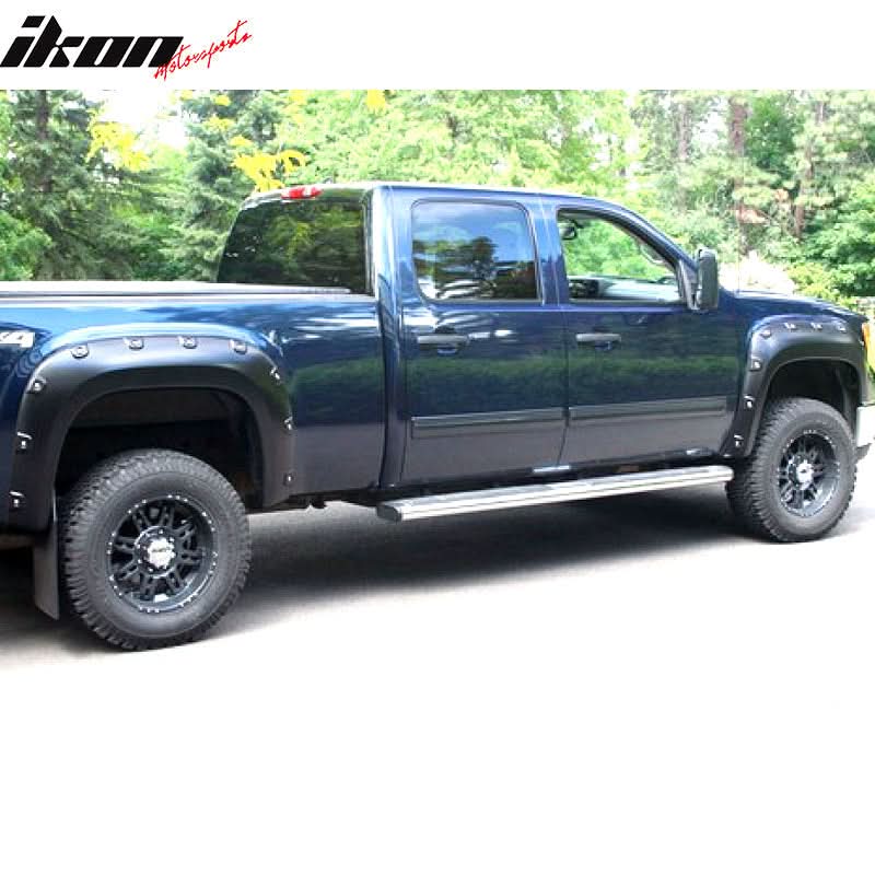 2007-2013 GMC Sierra 1500 Short Bed 69.3" 4PCS Fender Flares Bodykit